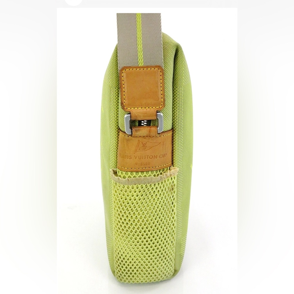 Louis Vuitton Lime Green Messenger Bag - Picture 4 of 16